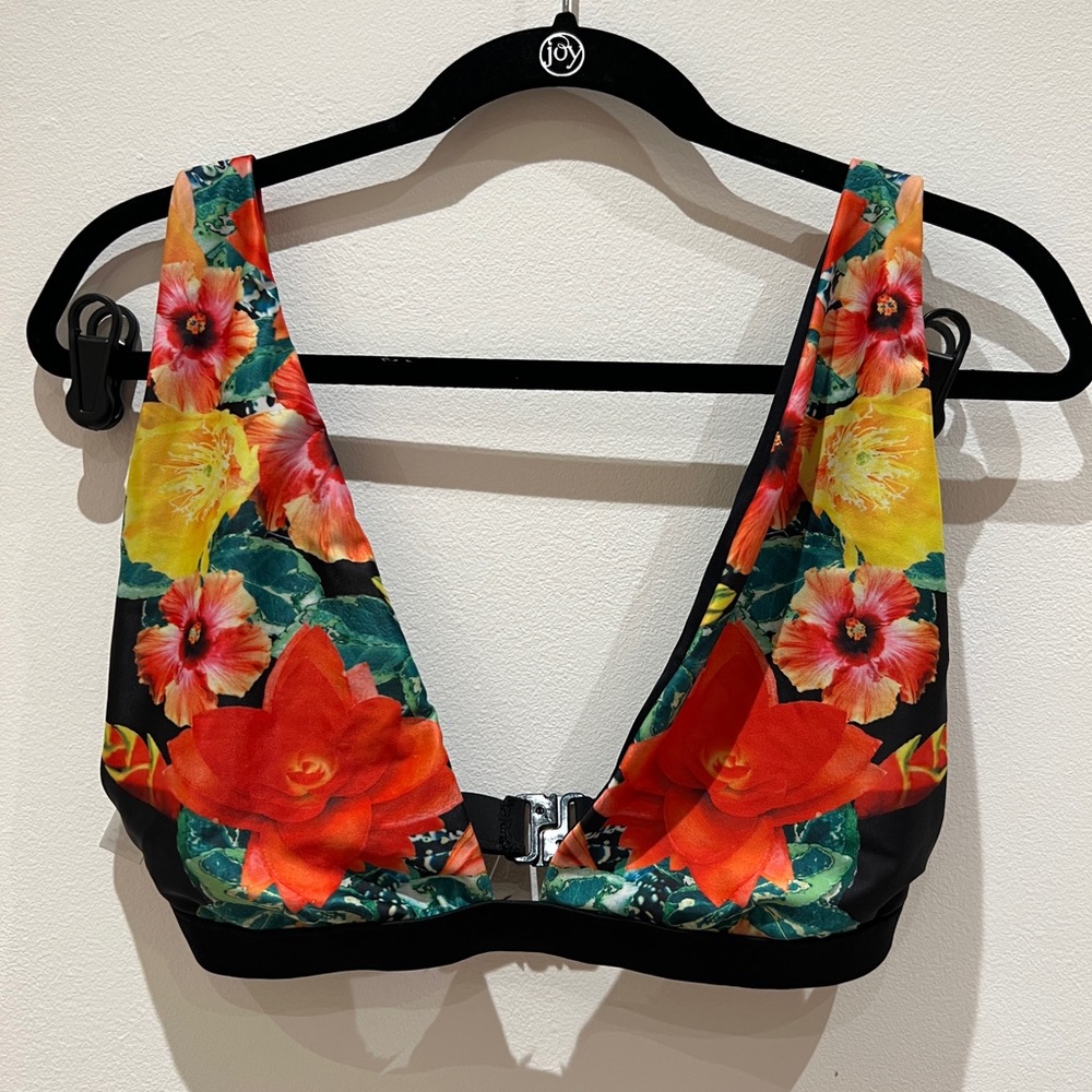 Bikini Top ASOS Swim Digital Floral Print